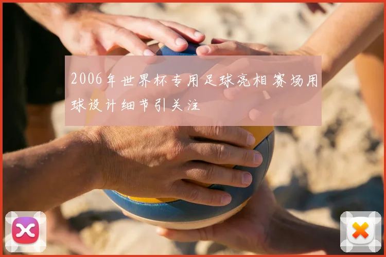 2006年世界杯专用足球亮相 赛场用球设计细节引关注